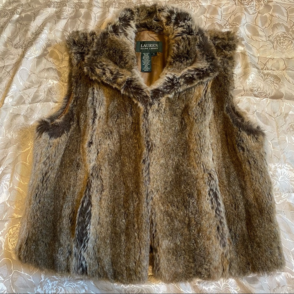 Ralph Lauren - Faux Fur Vest - Sz L